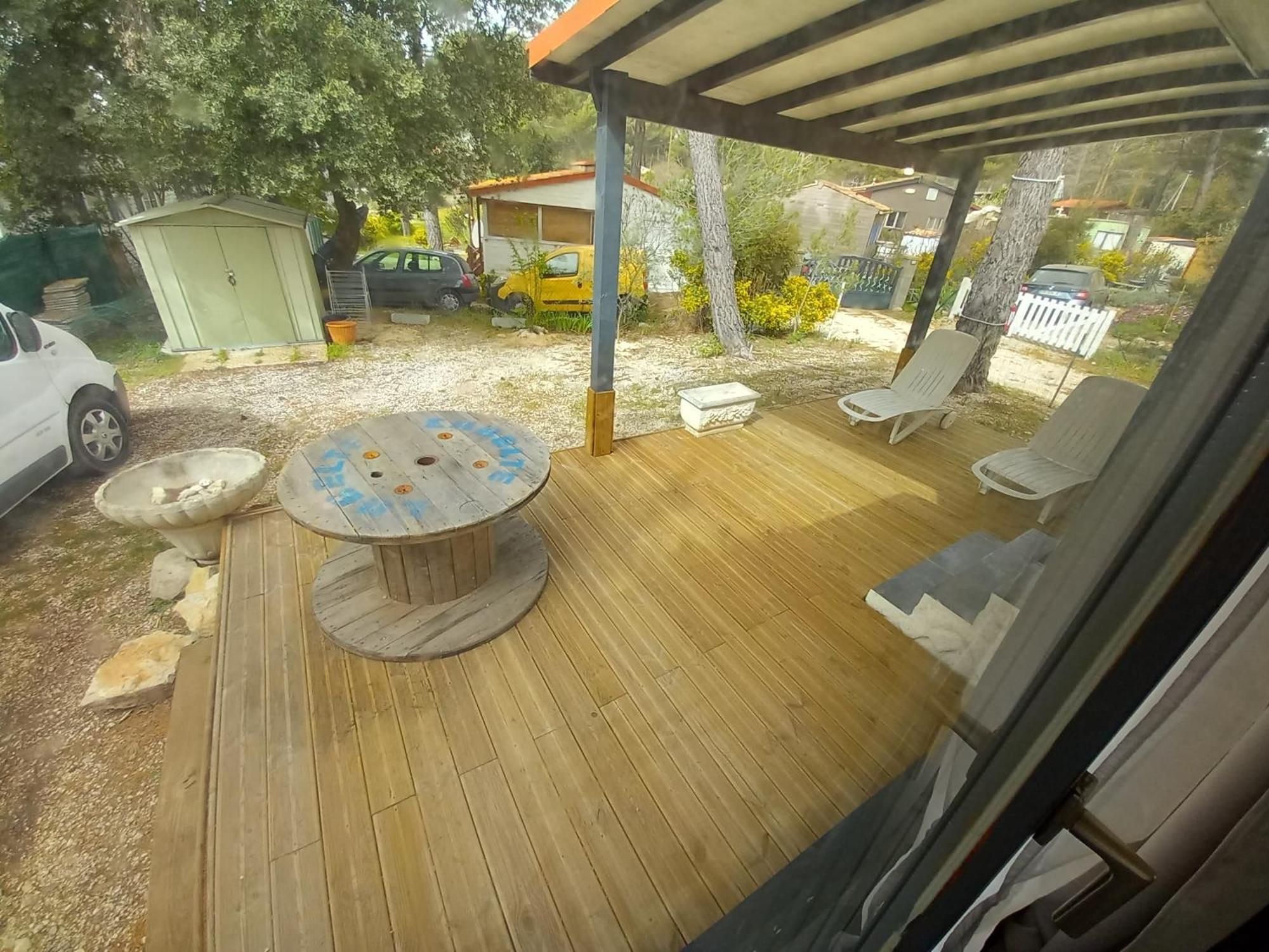 Mobilhome A Deux Pas Du Circuit Du Castellet Avec Terrasse Vue Mer Le Castellet  Exterior foto